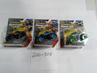 Monster Jam Arena Favorites 1:64 Wild Side Megalodon Lot 3 Spin Master New