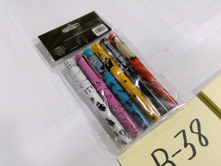 Disney The Nightmare Before Christmas 6 Pack Pens Jack Sally Oogie New Set Gift