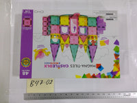 Magna-Tiles Castledlx MicroMags 48 Piece Castle Magnetic Building Set 3+ New