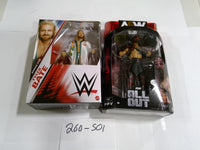 AEW Killswitch All Out PPV WWE Tyler Bate Wrestling Figure Lot Mattel Jazwares