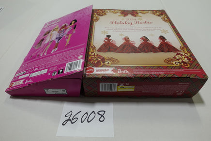 Barbie Dolls Lot 2024 Holiday Signature & Deluxe Pink Outfit New In Box Mattel