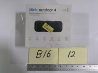 Blink Outdoor 4 4th Gen Battery Security Camera Wireless Black Alexa Open Box