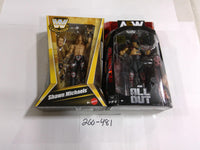 AEW All Out Killswitch WWE Legends Shawn Michaels Figure Lot Mattel Jazwares