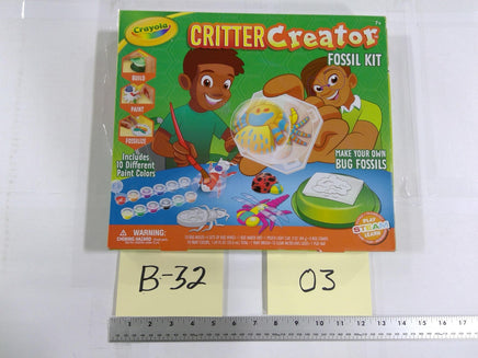 Crayola Critter Creator Fossil Kit Bug Fossils STEAM Activity Toy 7+ New Sealed