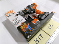 JAKKS Pacific Black+Decker Matrix Junior Power Drill Jigsaw Kids Toy 3+ Orange
