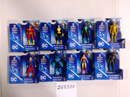DC Comics Heroes Action Figure Lot 8pc Spin Master Superman Blue Beetle New