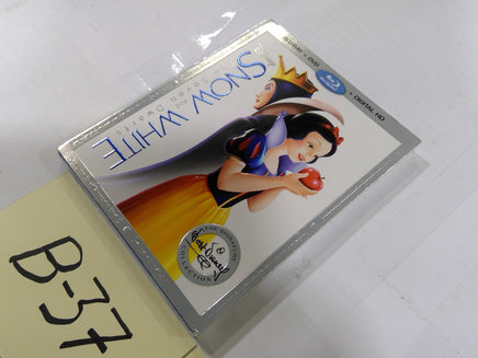 Snow White And The Seven Dwarfs Blu-ray DVD Digital HD Disney Slipcover Region A