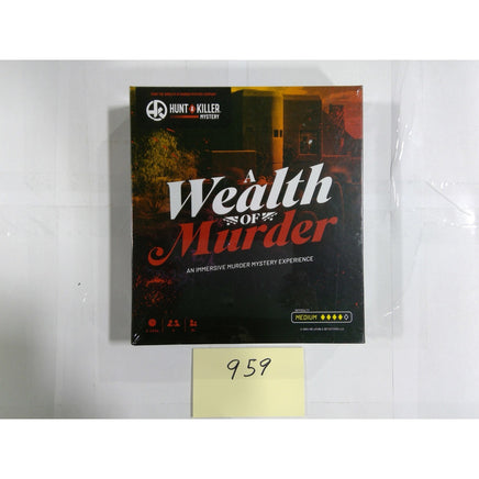 Hunt A Killer A Wealth of Murder Game Unisex OS Black New Immersive Mystery
