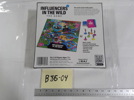 Influencers In The Wild The Game Adult Party Game 2-6 Players 17+ New Sealed