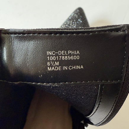 INC International Concepts Boots Womens Size 6.5 Delphia Rhinestone Pointed Toe