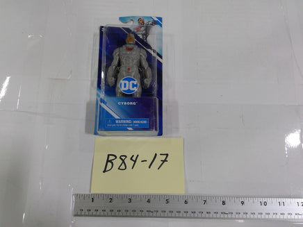 DC Comics Cyborg Action Figure Spin Master Carded Gray Plastic Toy New