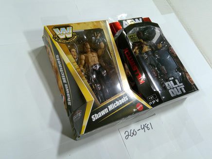 AEW All Out Killswitch WWE Legends Shawn Michaels Figure Lot Mattel Jazwares