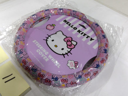 Hello Kitty Pink Steering Wheel Cover 14.5-15.5 In Easy Install Universal Car