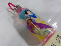 Disney Princess Kids Water Bottle Pink Plastic Drink Cup With Lid Reusable