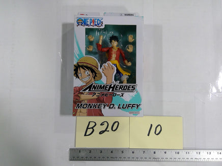 One Piece Monkey D Luffy Anime Heroes Action Figure 6in Bandai Namco Boxed Toy