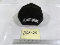 Compton Hat Cap Baseball Snapback Mens One Size Black Hip Hop Adjustable