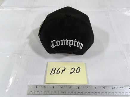 Compton Hat Cap Baseball Snapback Mens One Size Black Hip Hop Adjustable