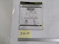SPAK A-Shirts Mens Size Medium White 3 Pack Ribbed Tank Undershirts Cotton