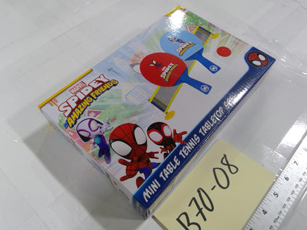 Marvel Spidey And His Amazing Friends Mini Table Tennis Tabletop Set 3+ New Toy