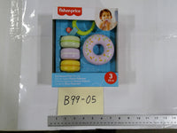 Fisher-Price Eat Dessert First Gift Set Baby Teether Rattle 3m+ Girl Multi GXV83