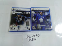 NHL 24 NHL 22 Sony PS5 Video Game Lot Of 2 Used Tested EA Sports Ice Hockey