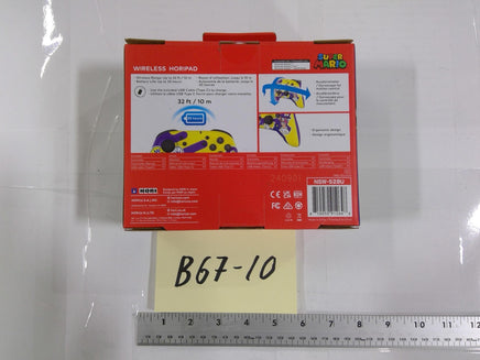 Nintendo Switch Hori Wireless HORIPAD Controller Mario Wario Waluigi Open Box