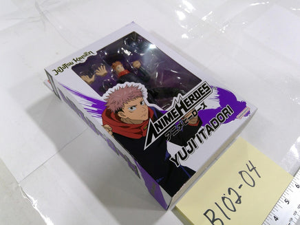 Jujutsu Kaisen Anime Heroes Yuji Itadori Action Figure Bandai Toy New Multicolor