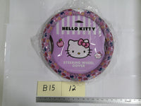 Hello Kitty Steering Wheel Cover Pink Purple 14.5-15.5 In Universal Car SUV
