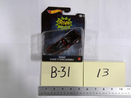 Batman Classic TV Series Batmobile 1:64 Diecast Hot Wheels New Black Toy