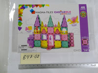 Magna-Tiles Castledlx MicroMags 48 Piece Castle Magnetic Building Set 3+ New