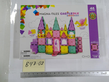 Magna-Tiles Castledlx MicroMags 48 Piece Castle Magnetic Building Set 3+ New