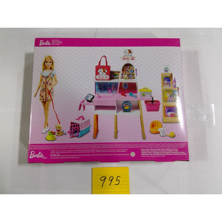 Barbie Pet Boutique Playset Kids Unisex One Size Pink New 25 Pieces & Doll