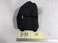Friends Black 16" Backpack Women TV Logo Adjustable Straps Soft Case Polyester