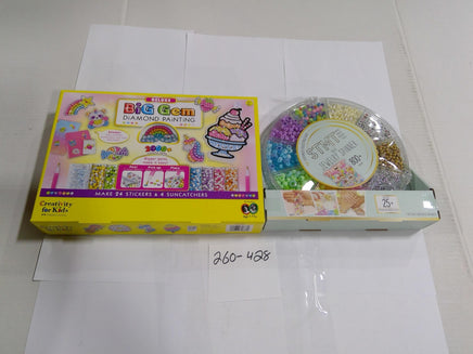 Creativity For Kids Big Gem Diamond Painting & Jewelry Spinner 2pc Kit Lot New