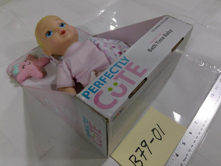 Perfectly Cute Bath Time Baby 14in Baby Doll New In Box JAKKS Gift Toy