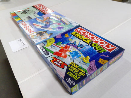 Hasbro Monopoly Surf Showdown Lilo & Stitch Knock Out Family Game Lot New Sealed