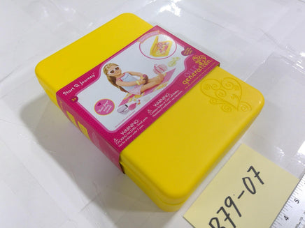 Our Generation Start A Journey Yellow Doll Storage Case Travel Trunk 18 Inch New