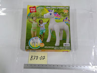 Play Day Unicorn Sprinkler Inflatable Kids Outdoor Water Toy Ages 3+ White New