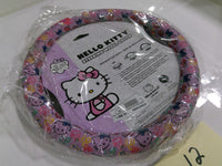 Hello Kitty Steering Wheel Cover Pink Purple 14.5-15.5 In Universal Car SUV