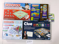 Hasbro Family Board Game Lot Clue Monopoly Knock Out Builder Deal New Sealed