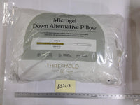 Threshold Microgel Down Alternative Pillow Standard/Queen White Medium Support
