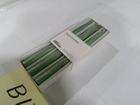 Room Essentials Unscented Taper Candles Green 4ct Medium Dinner Table Decor