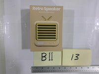 ICount Retro Speaker Wireless Portable Beige 3W Micro USB Charging Cable New Box