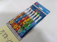 Brush Buddies Disney Cars Toothbrushes 6 Pack Soft Bristles Kids Boys New