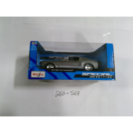 Maisto 1967 Ford Mustang GT 1:24 Scale Grey New Special Ed. Diecast Model Car