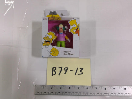 The Simpsons Krusty The Clown Figure JAKKS Pacific Toy Boxed New Multicolor
