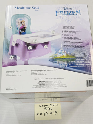 Disney Frozen Mealtime Seat Booster Chair 6m+ Baby Toddler Feeding Tray Purple