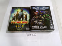 Z-Man & Games Workshop Pandemic Space Marine Tyranid Attack Game Lot New Sealed