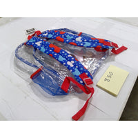 Disney Mickey Mouse Clear Backpack Kids OS Blue Red NEW Stadium Approved Bag