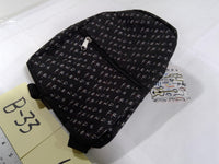 Friends Black 16" Backpack Women TV Logo Adjustable Straps Soft Case Polyester